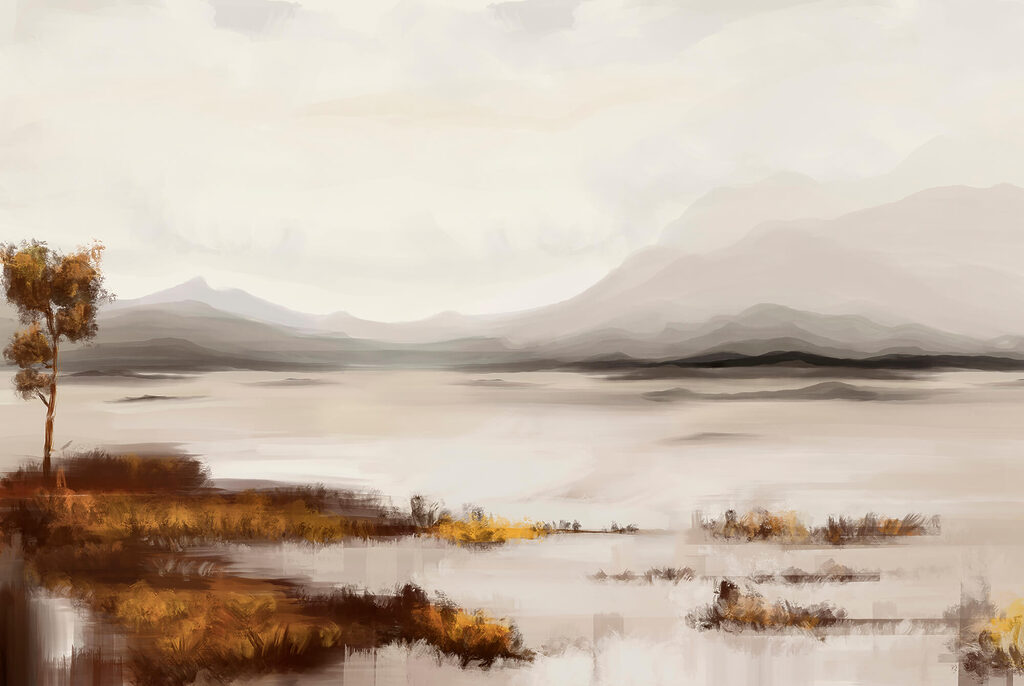 Lac cu mal ocru — design complet