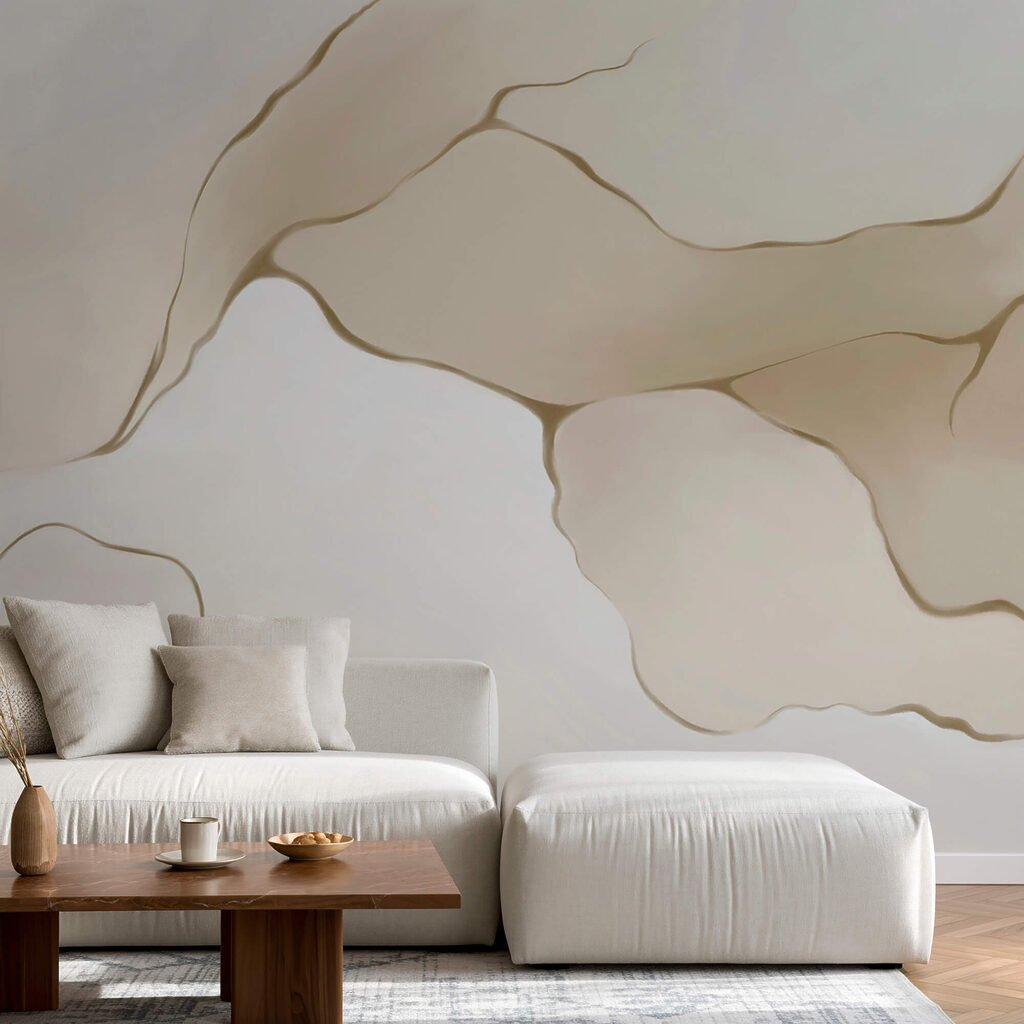 Linii fine între bej — interior 1
