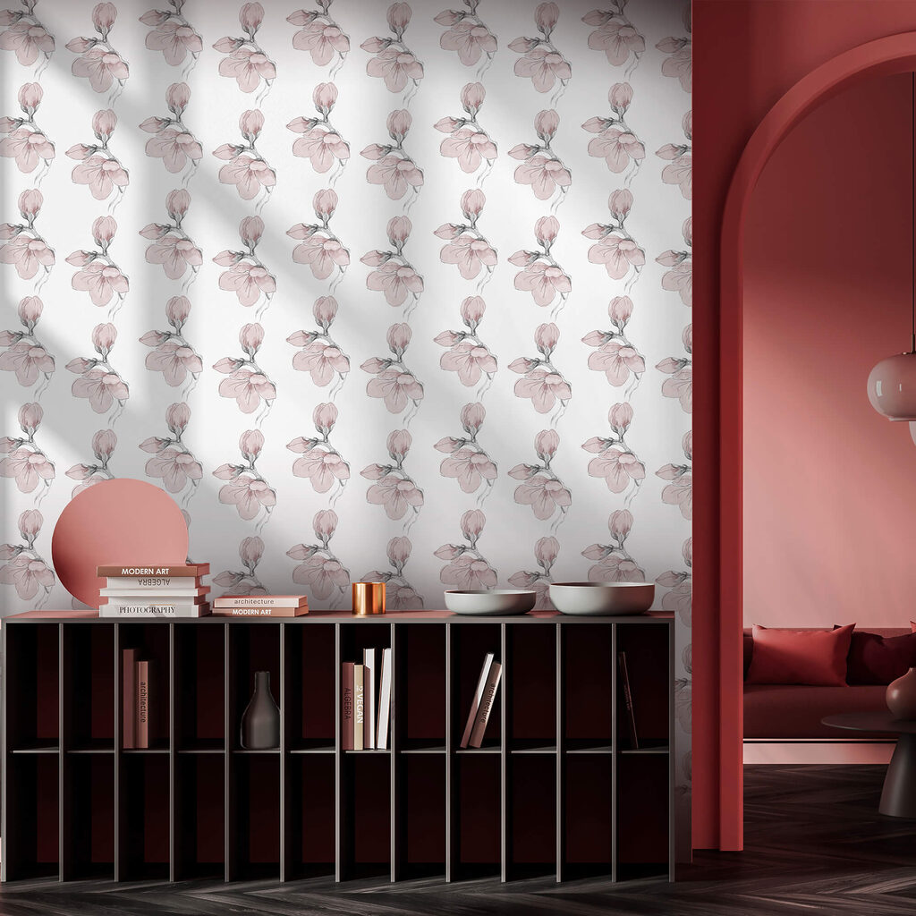 Flori mici în rânduri — interior 2