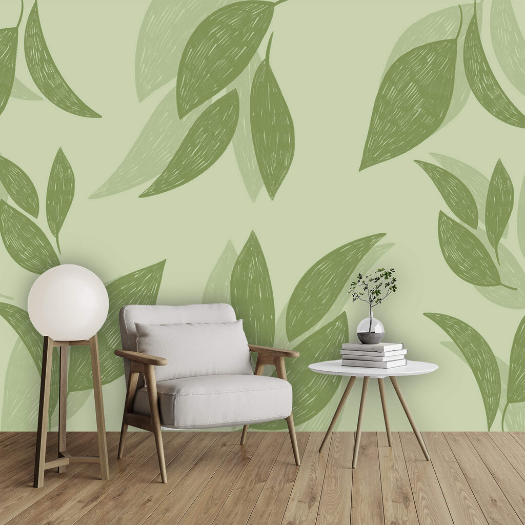 Frunze în verde deschis — interior 2