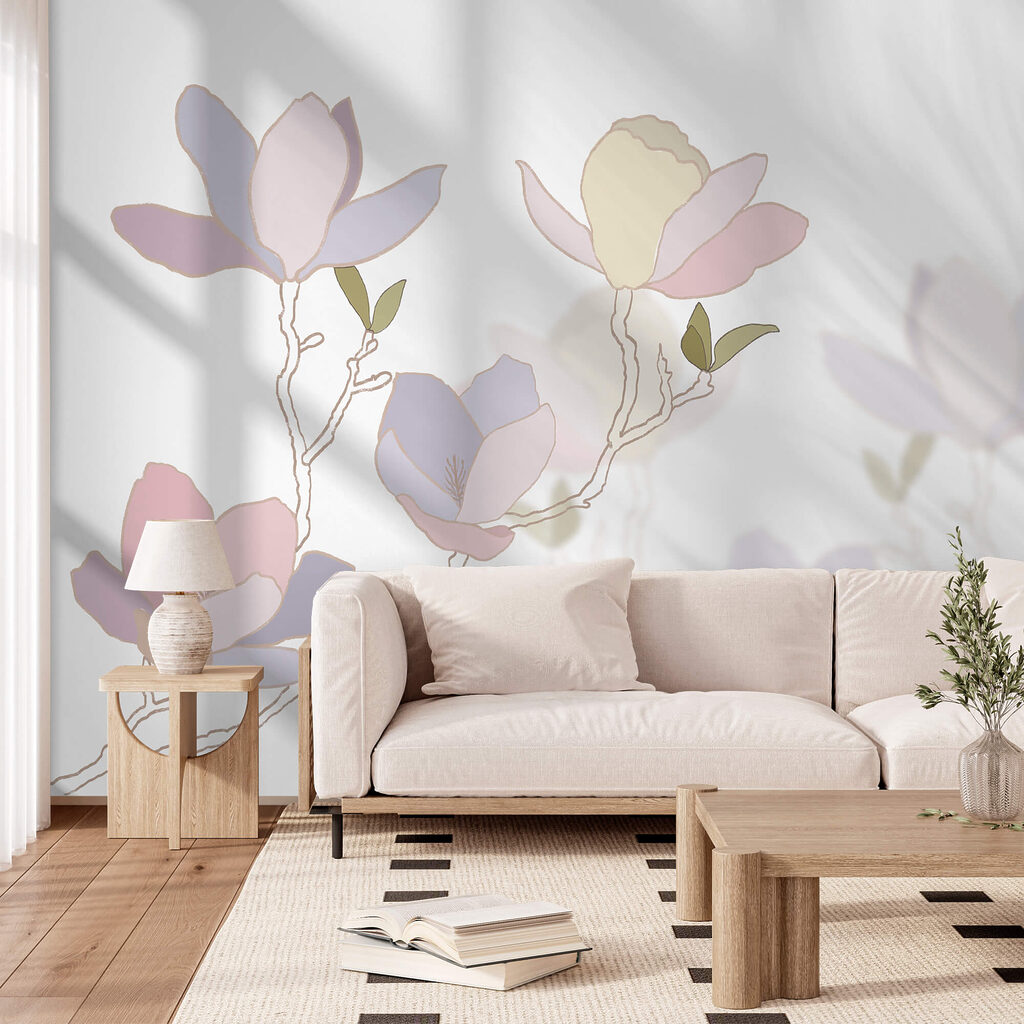 Magnolie în tonuri pastelate — interior 1