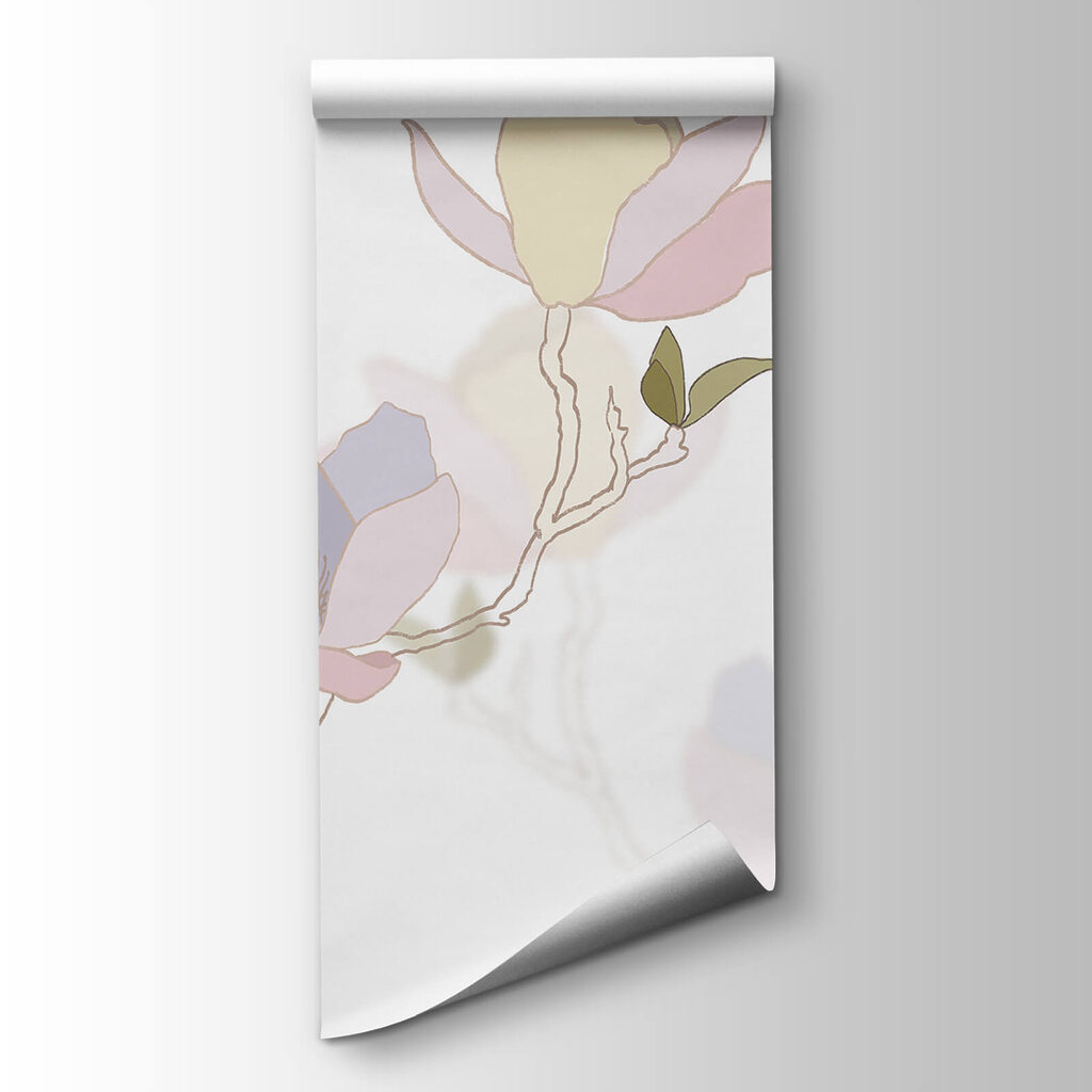 Magnolie în tonuri pastelate — vizualizare produs