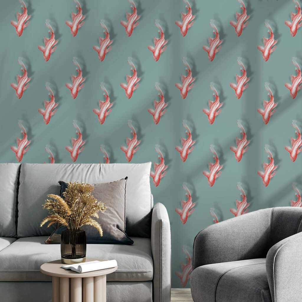 Forme curbate pe verde — interior 2
