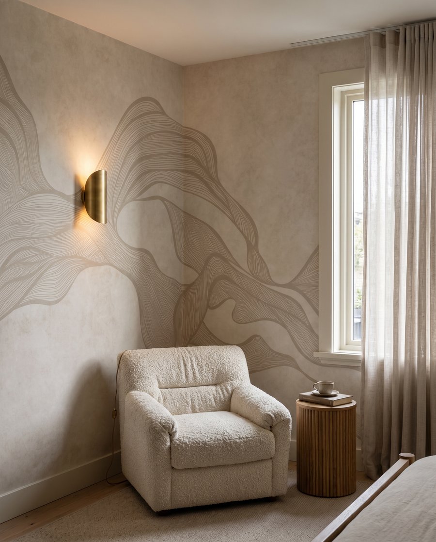 Linii ca panglici — interior 2