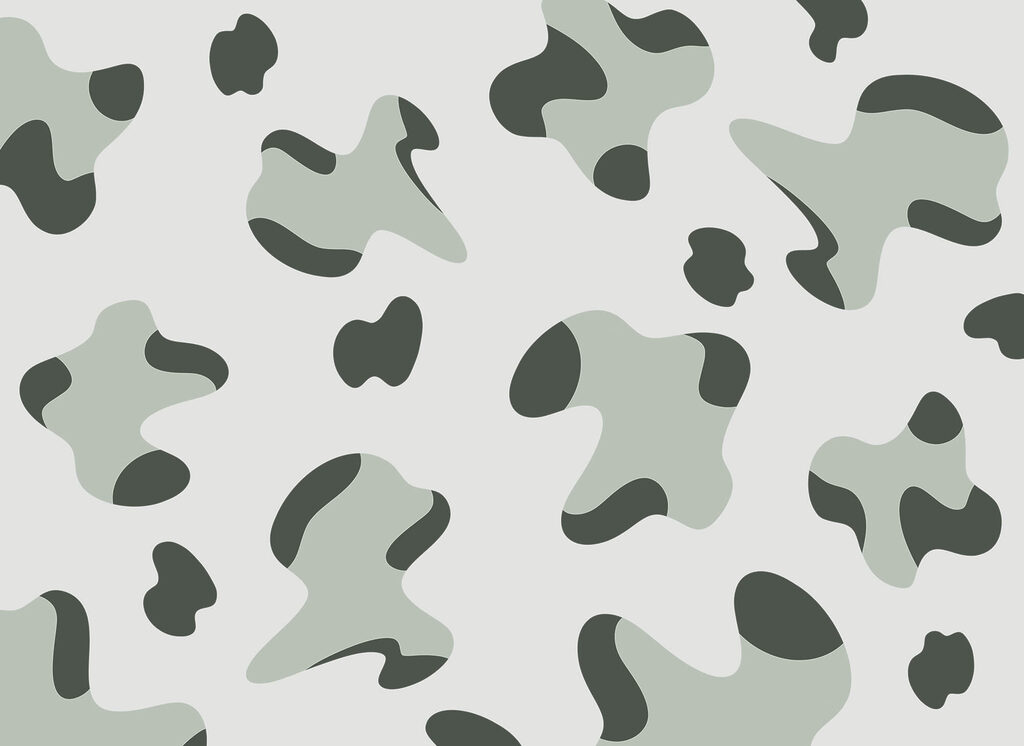 Pete rotunde gri-verde — design complet