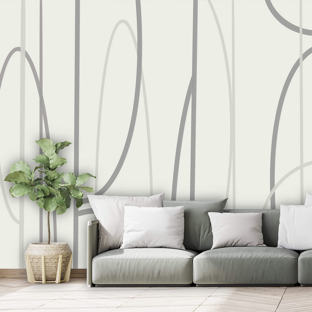 Bucle pe benzi verticale — interior 1