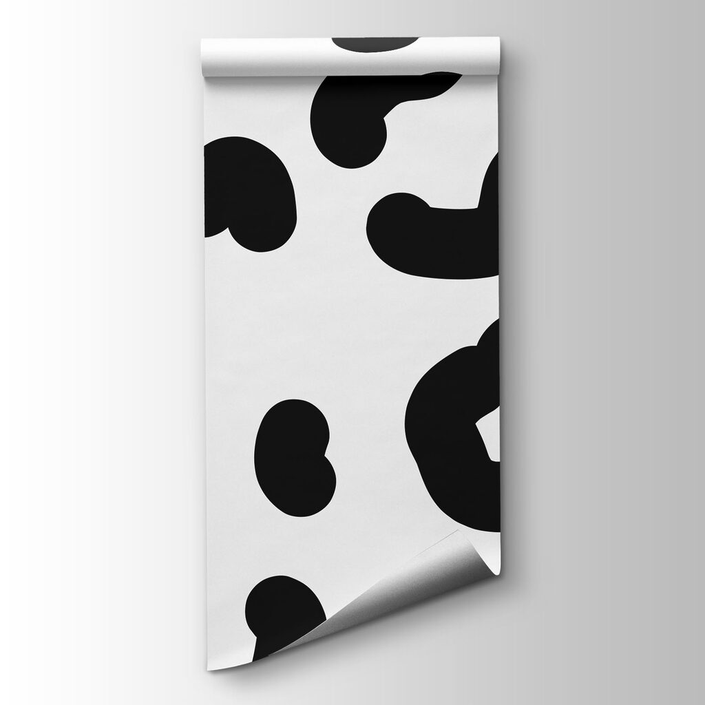 Pete de leopard, alb-negru — vizualizare produs