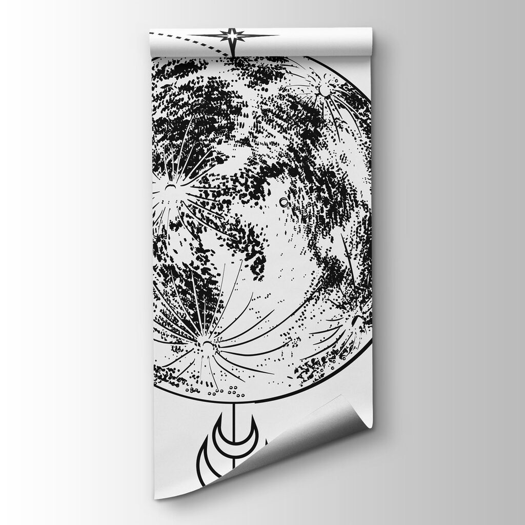 Faze lunare ornamentale — vizualizare produs