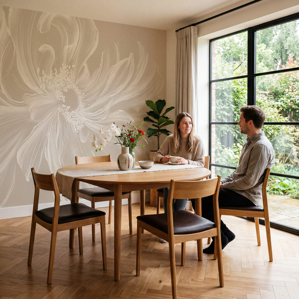 Floare luminoasă, petale înguste — interior 2