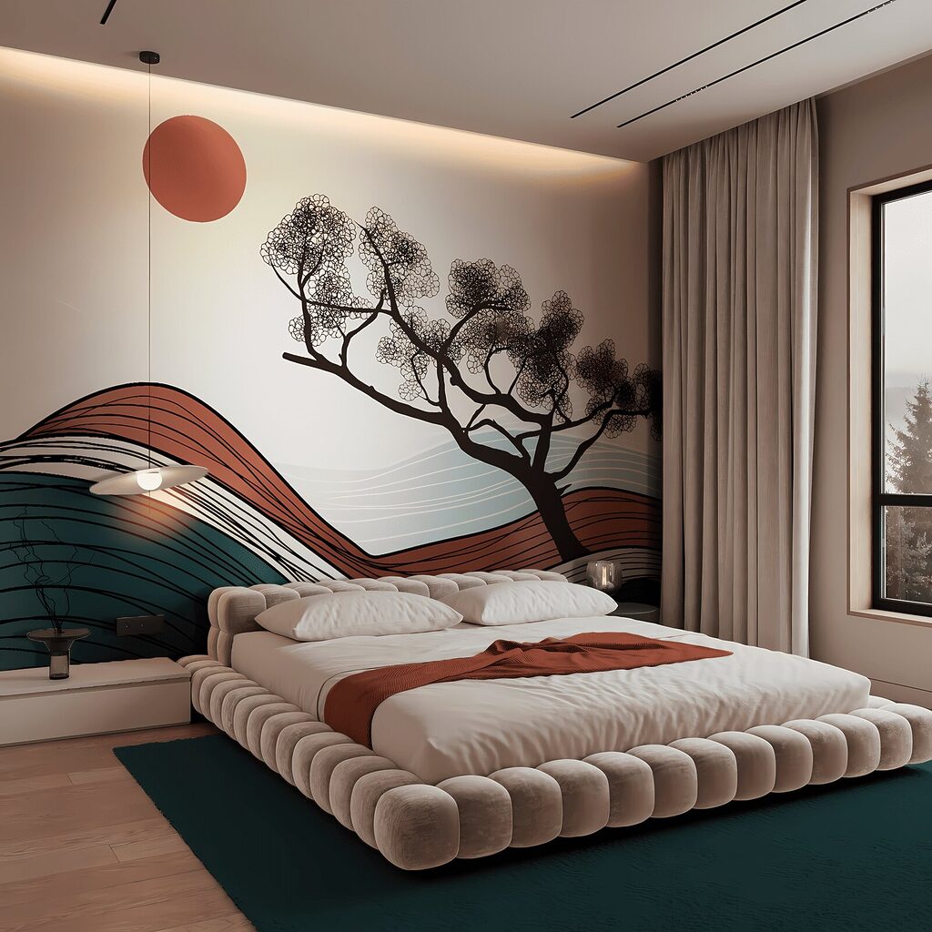 Copac pe linii ondulate — interior 2