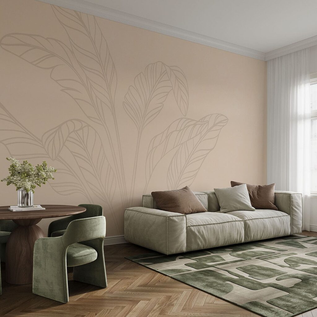 Frunză cu contururi fine — interior 1
