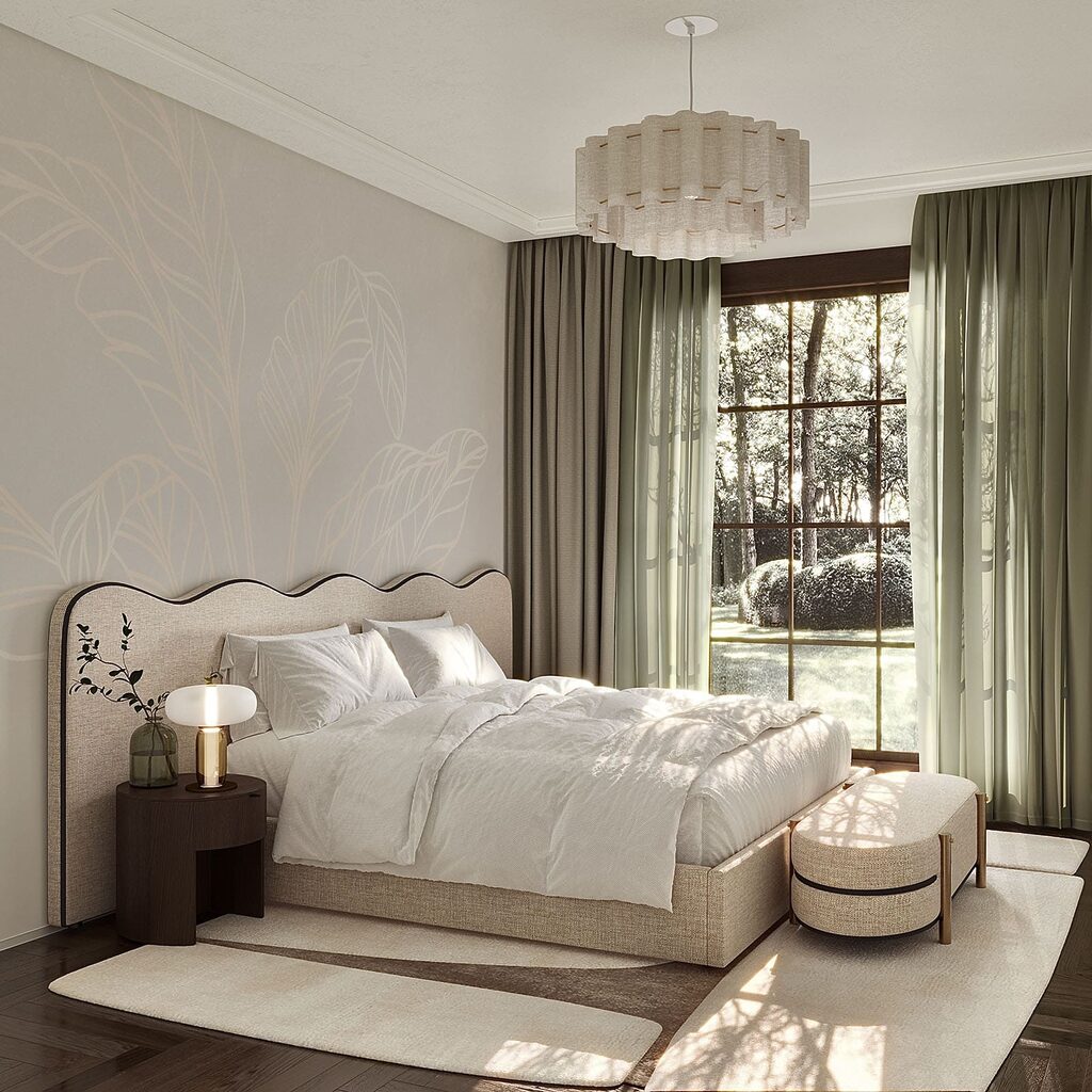 Frunză cu contururi fine — interior 2