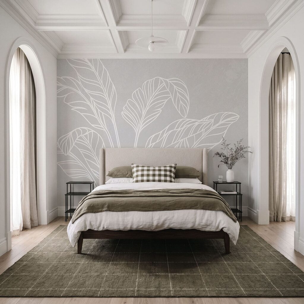 Frunză cu contururi fine — interior 1