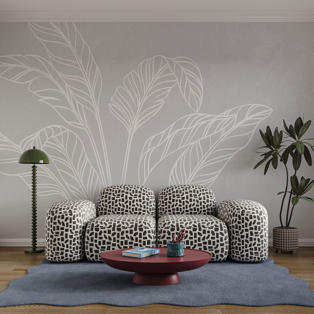 Frunză cu contururi fine — interior 2