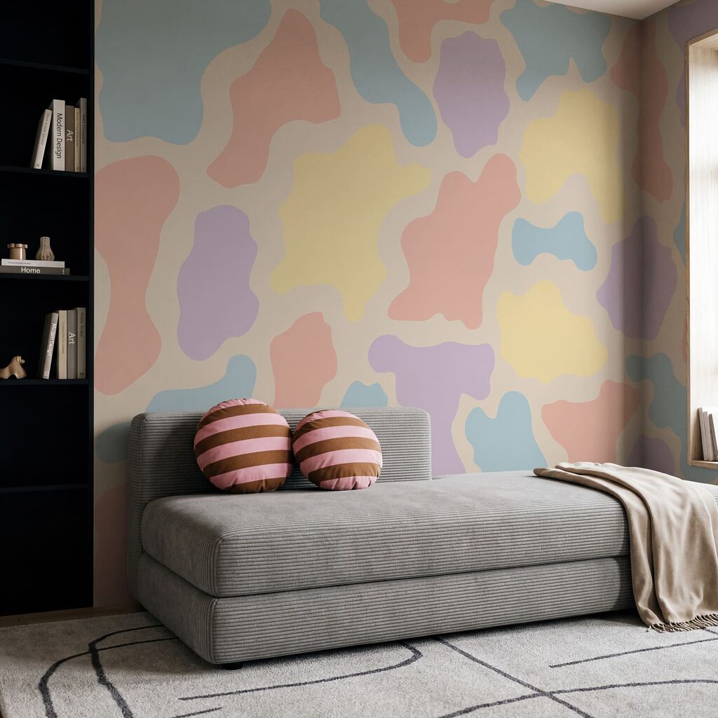 Forme organice pastelate — interior 3
