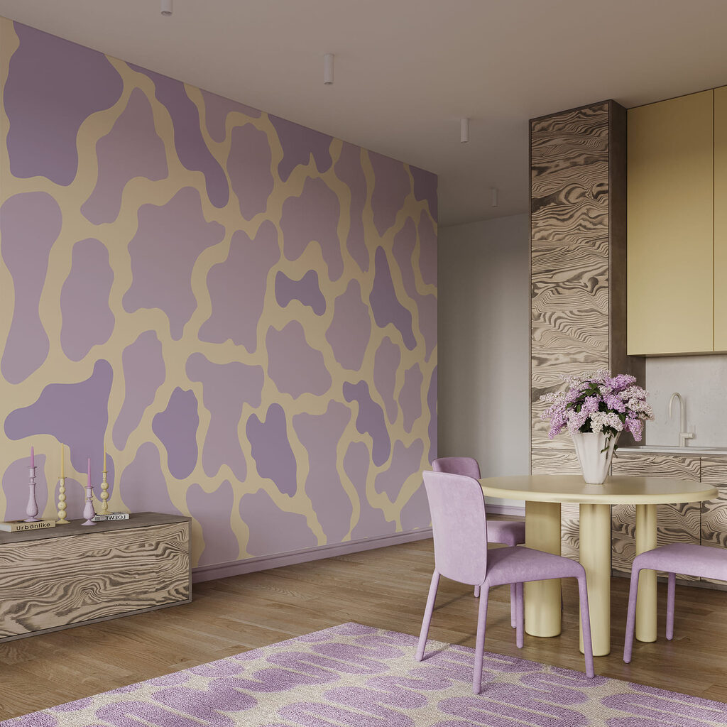 Forme organice pastelate — interior 2
