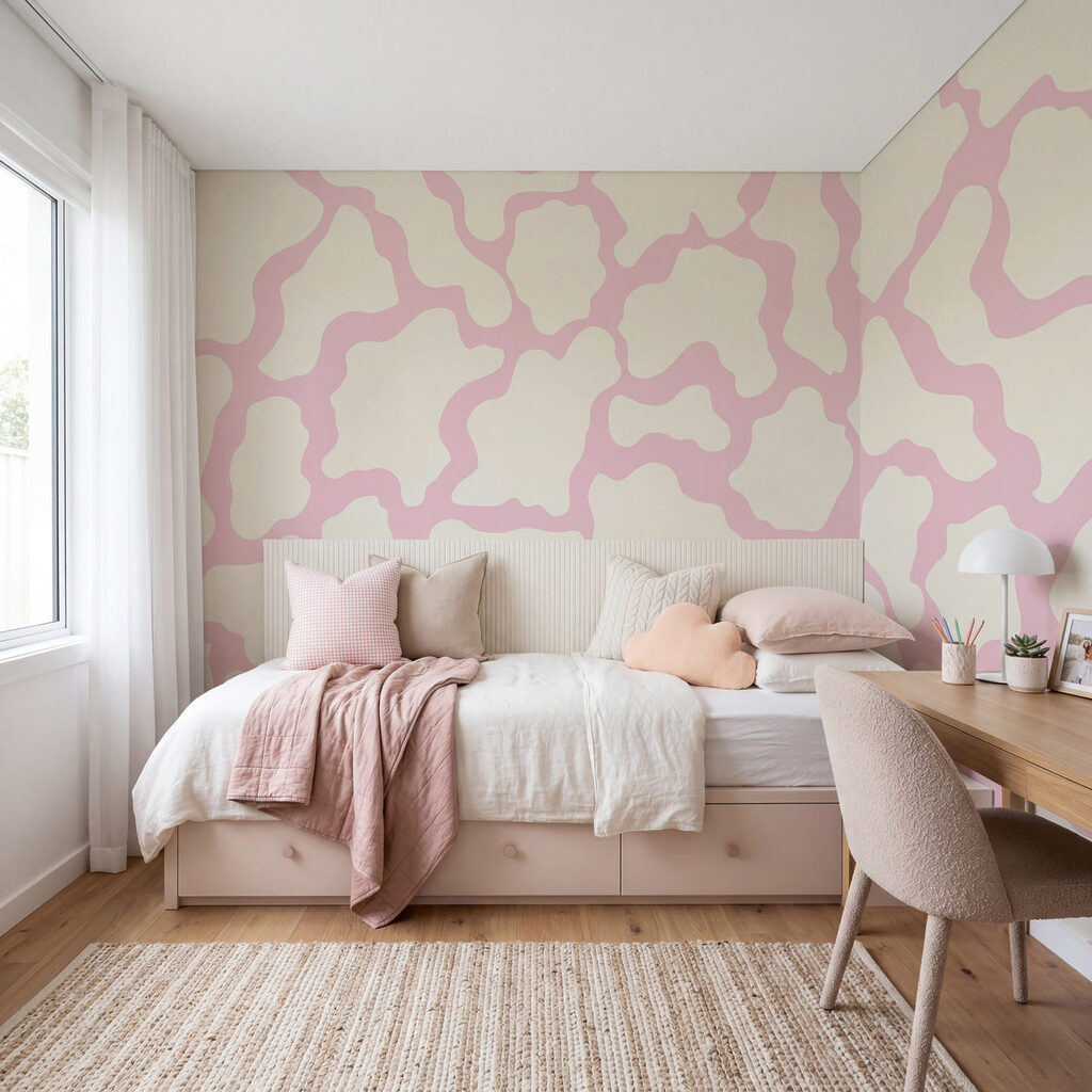 Forme organice pastelate — interior 1