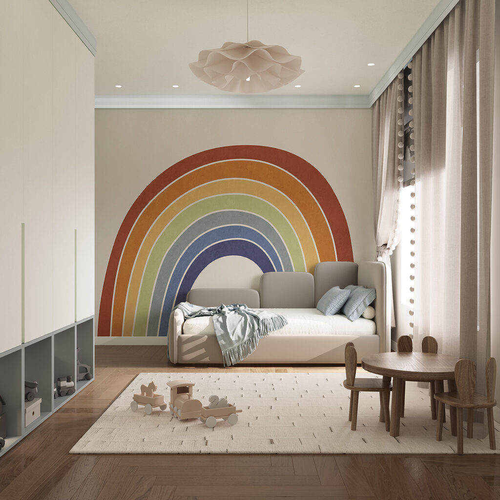 Curcubeu în benzi — interior 2