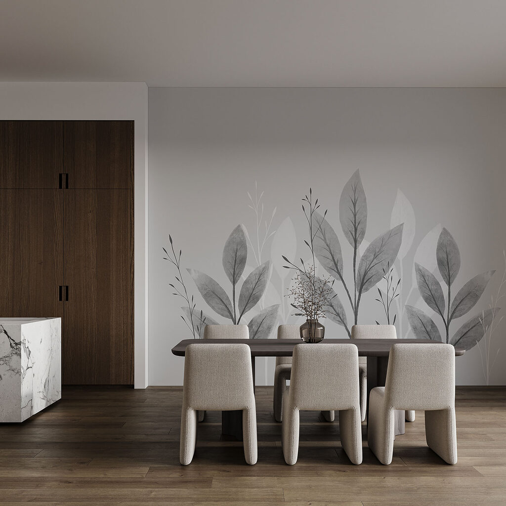 Frunze fine în grupuri — interior 1