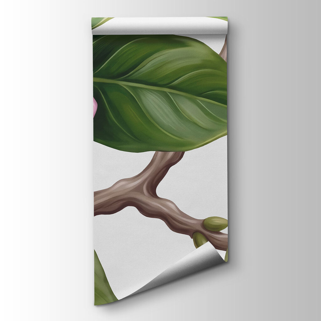 Magnolii roz pe ramuri — vizualizare produs