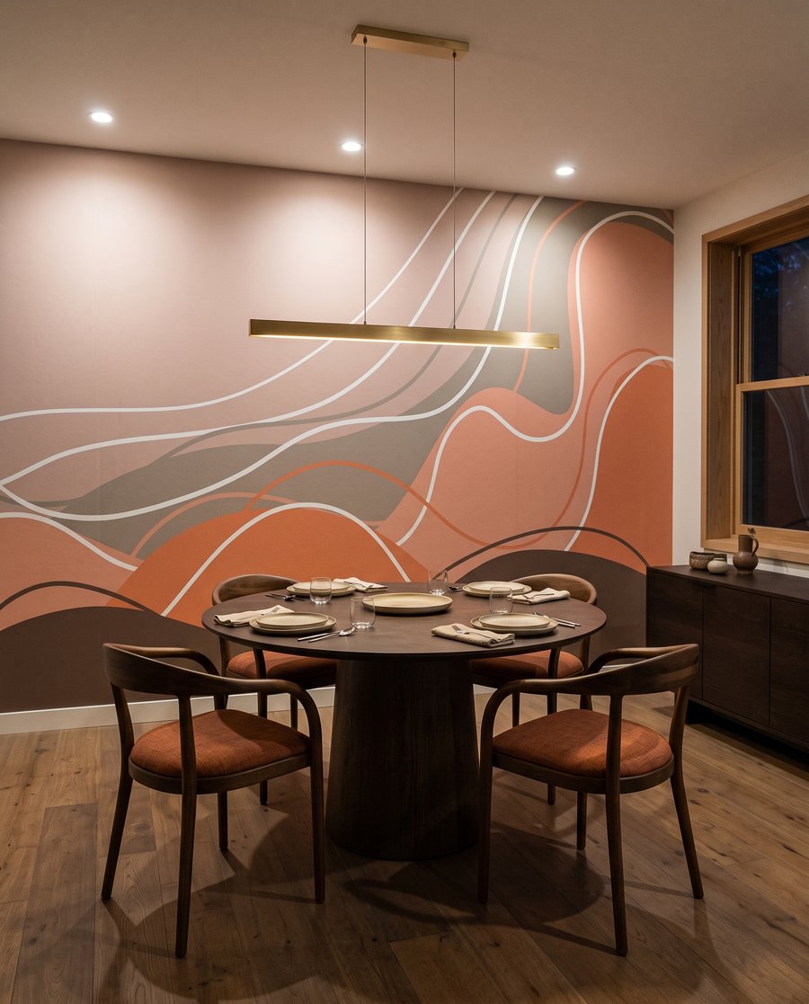 Valuri albastre sub galben — interior 7