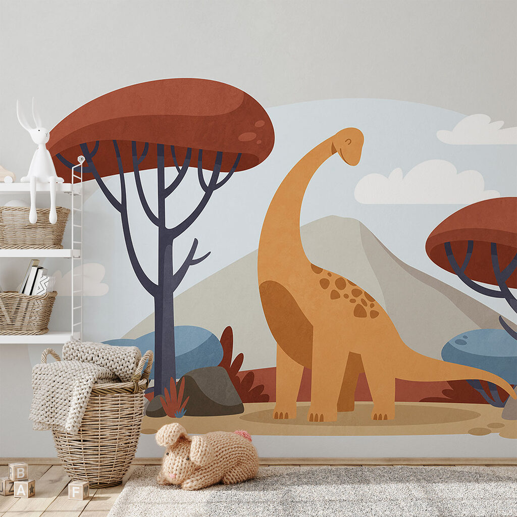 Dinozaur printre copaci — interior 2
