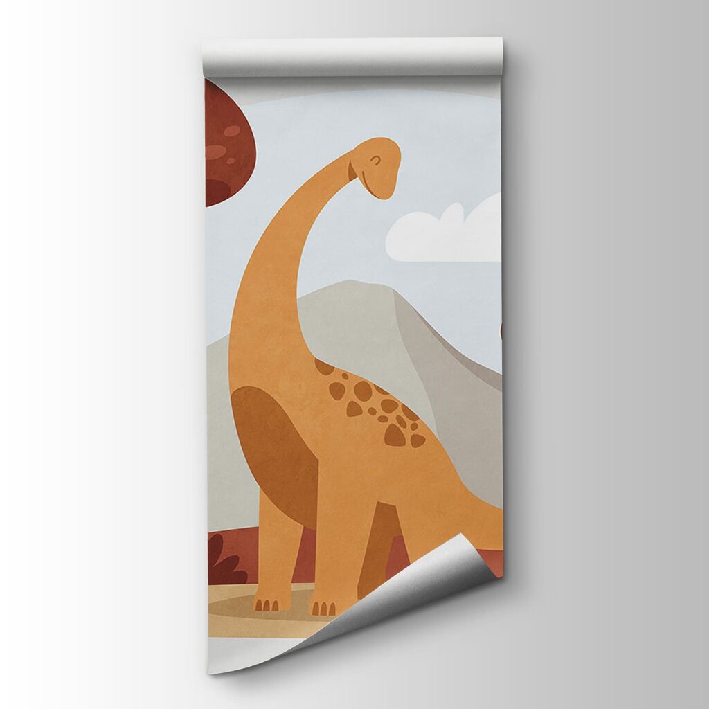Dinozaur printre copaci — vizualizare produs