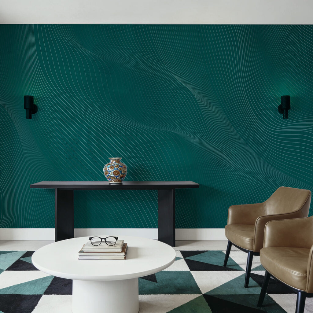 Linii fine ondulate — interior 2