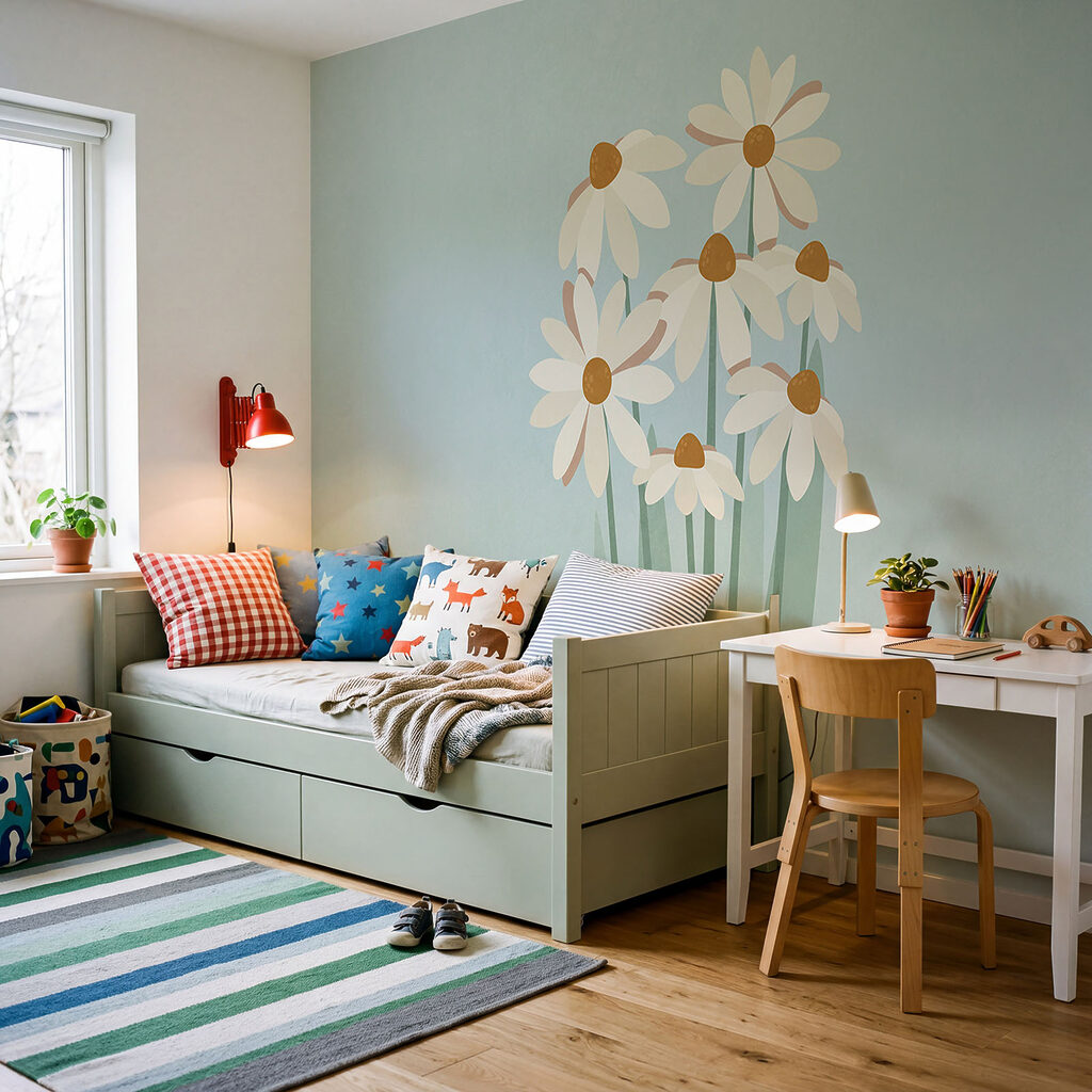 Margarete pe tulpini — interior 2