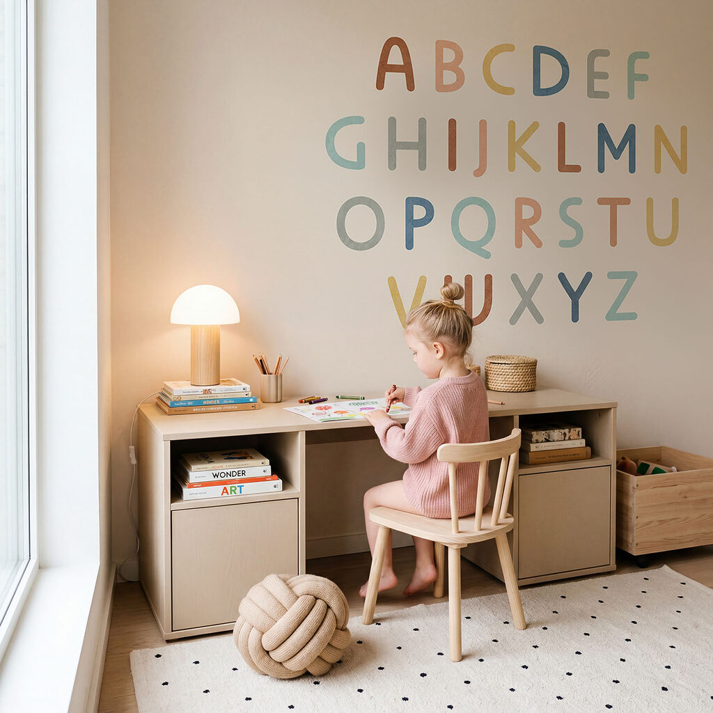 Alfabet colorat — interior 2