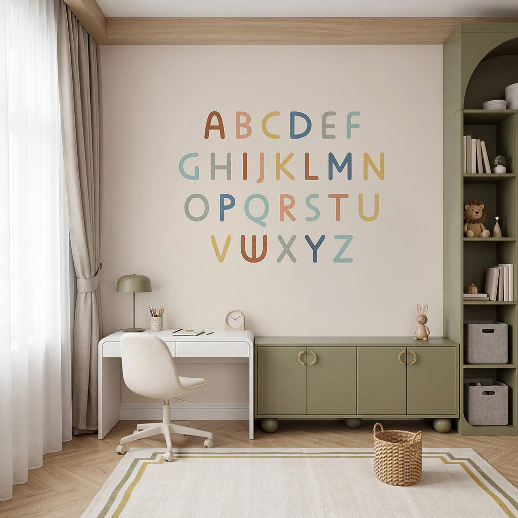 Alfabet colorat — interior 1