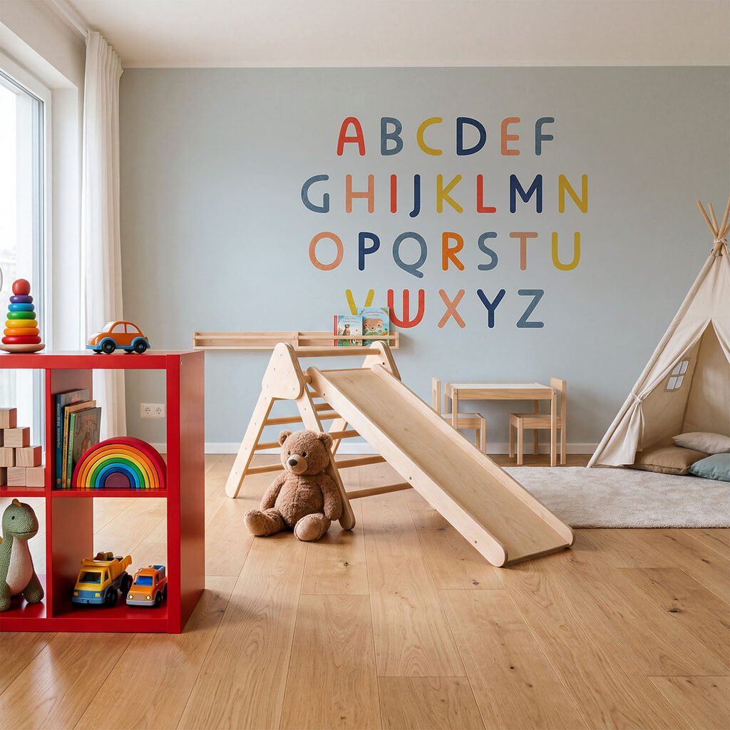 Alfabet colorat — interior 1