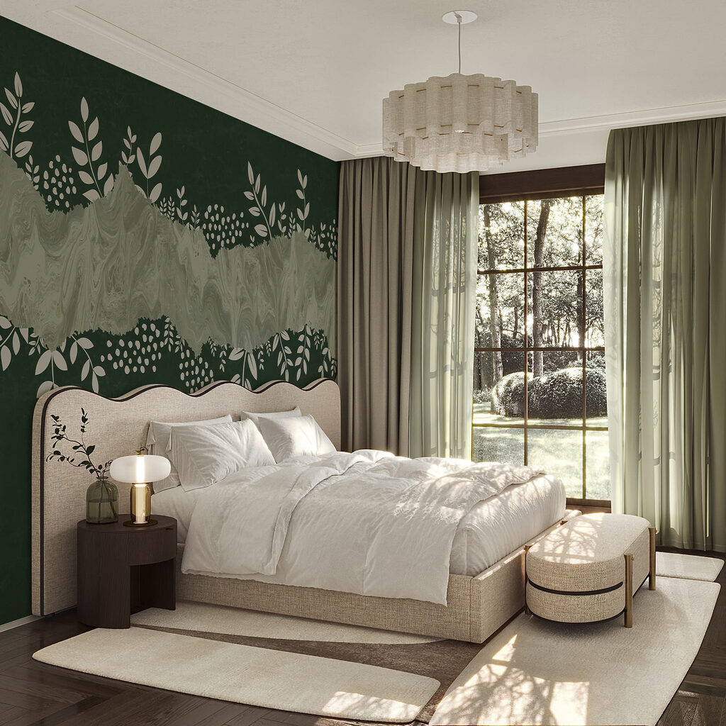 Frunze lângă vopsea — interior 2