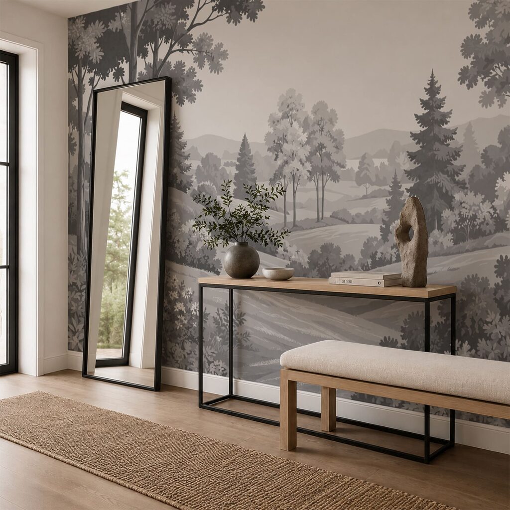 Peisaj în linii gri — interior 2