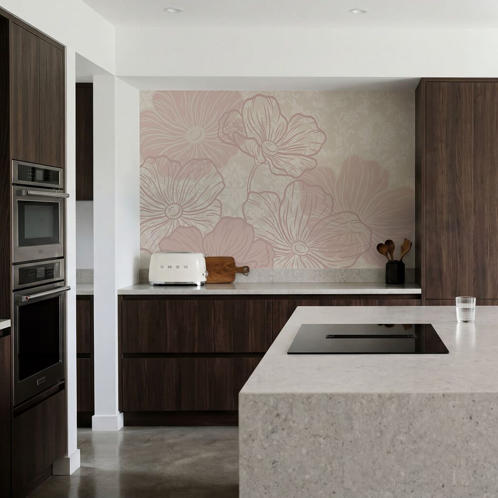 Contururi florale roz — interior 3