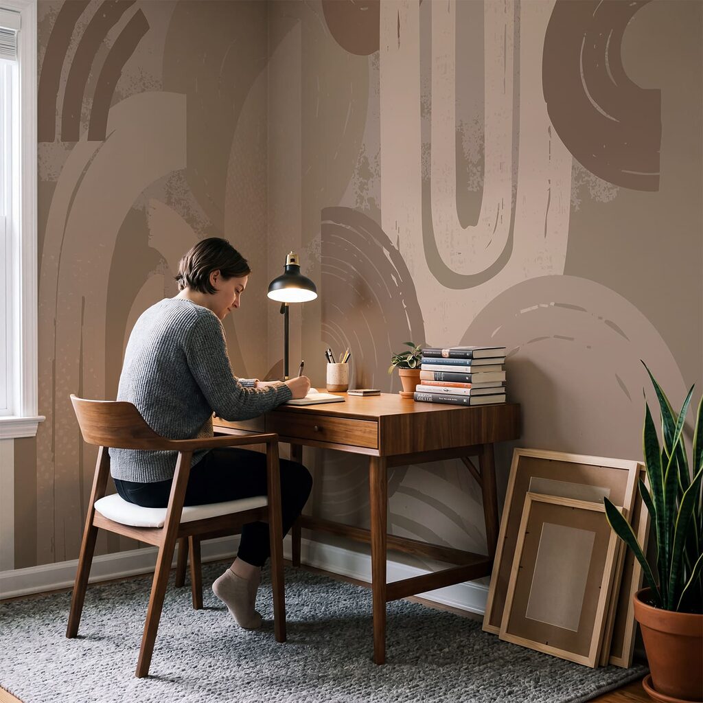 Forme pământii cu tușe — interior 7