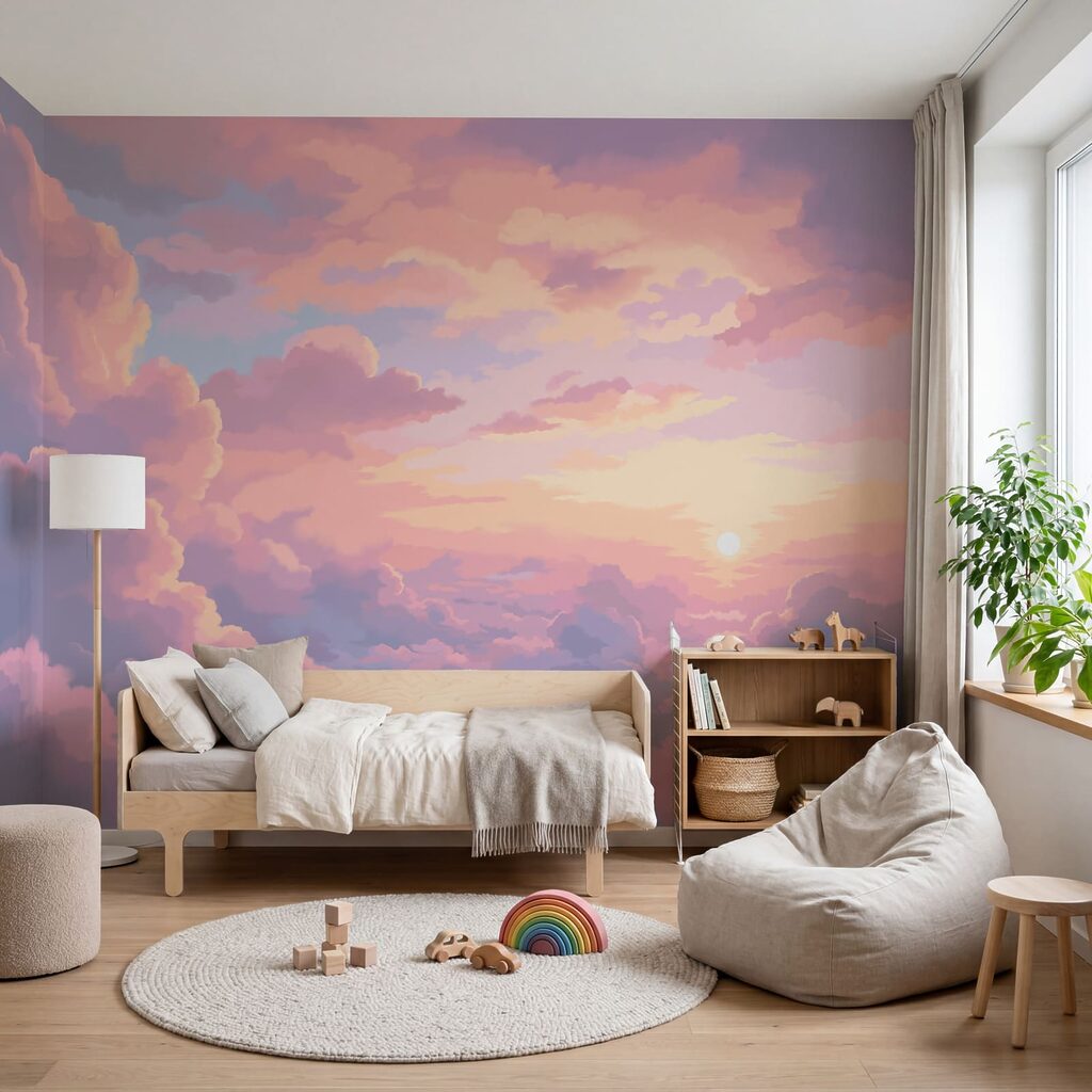 Vârfuri de nori roz — interior 6