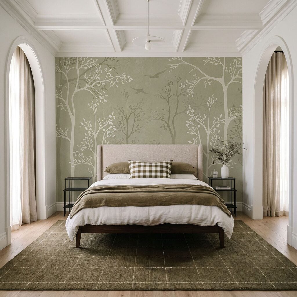 Copaci zvelți în contrast — interior 1