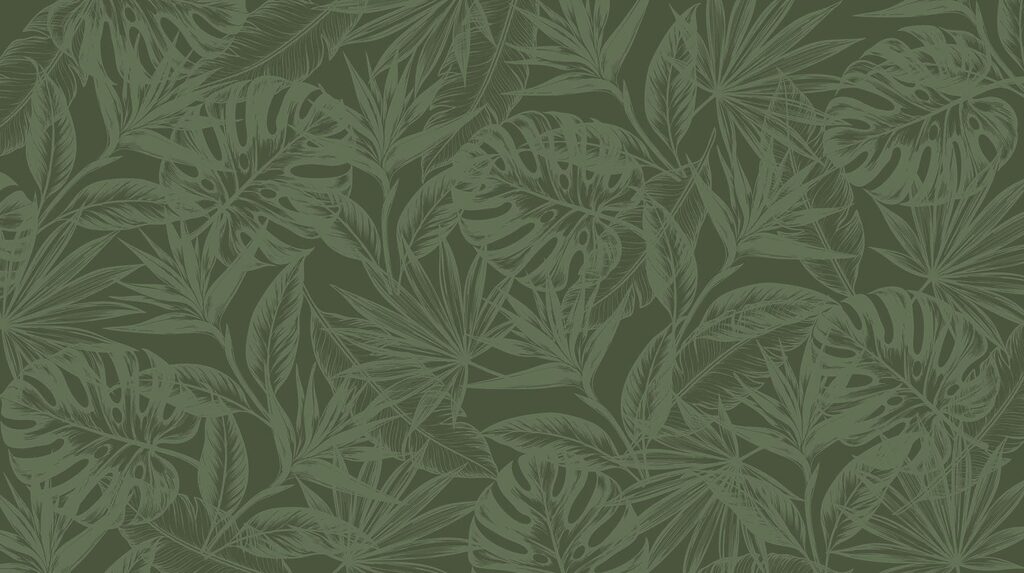 Frunze tropicale dense — design complet