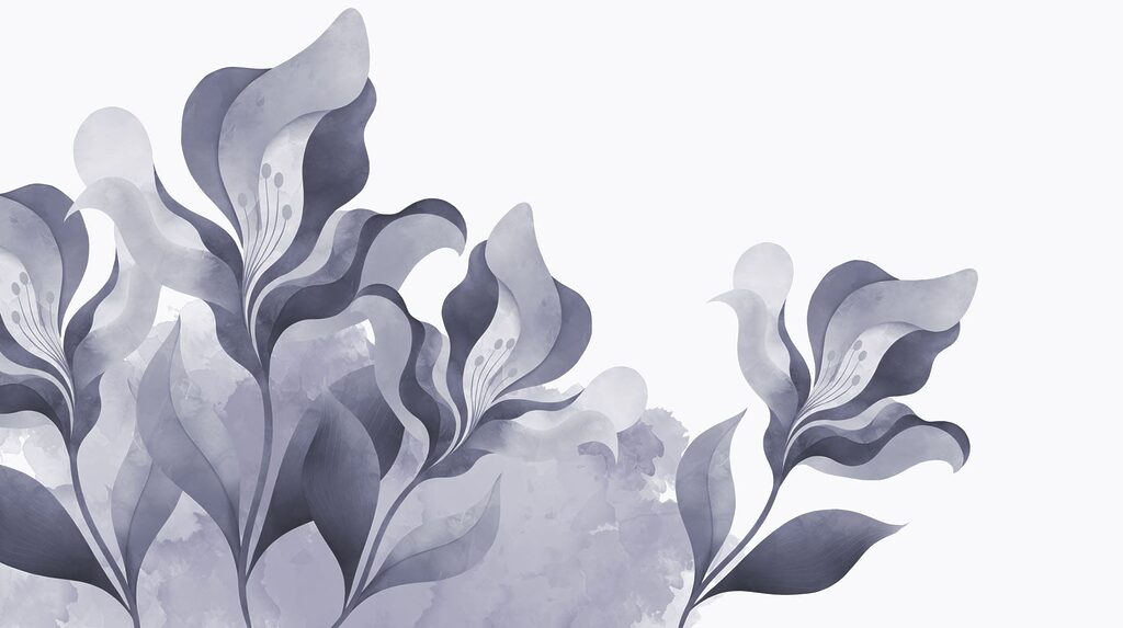Flori botanice stilizate — design complet