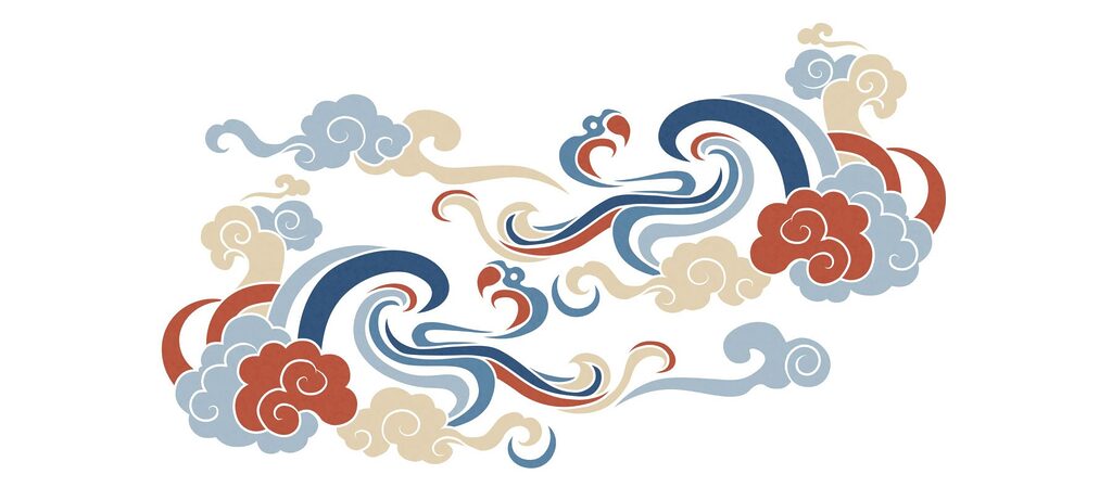Nori ornamentali în spirale — design complet