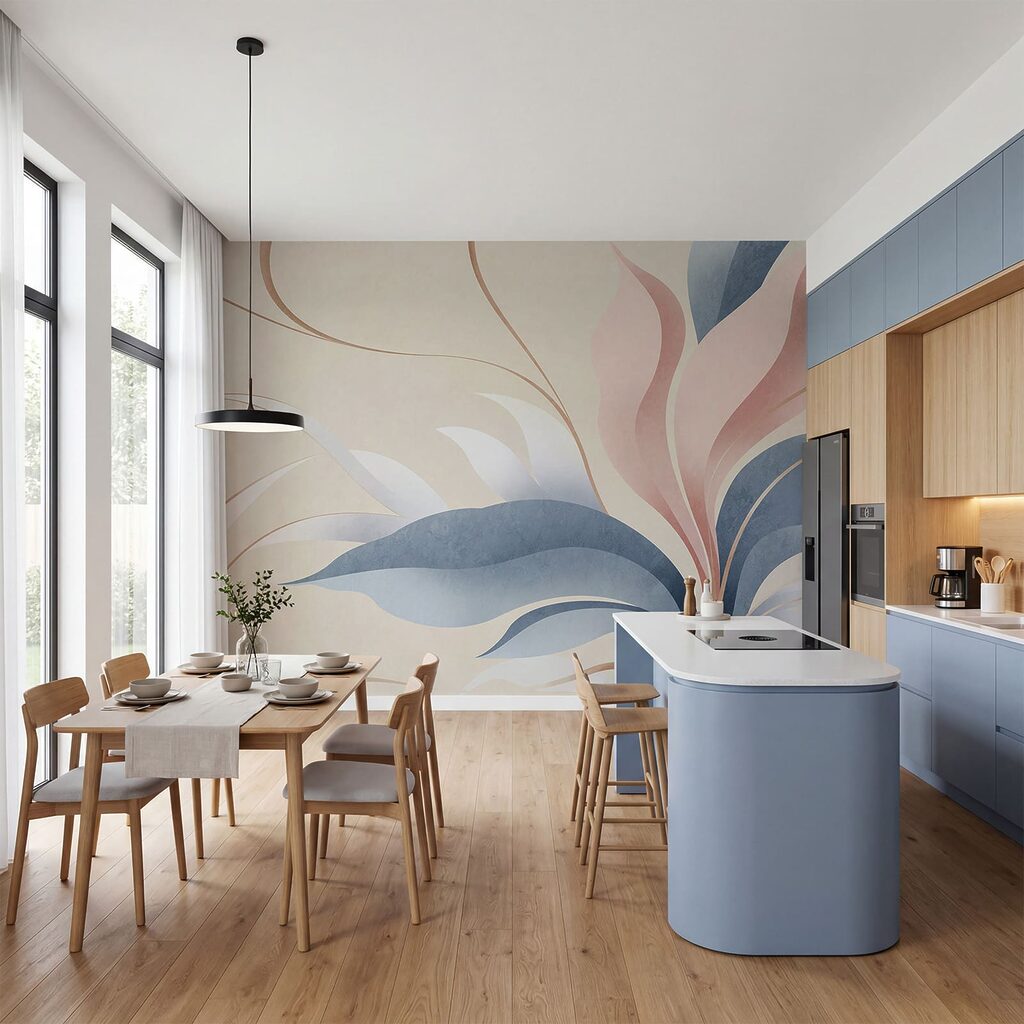Frunze pastelate — interior 1