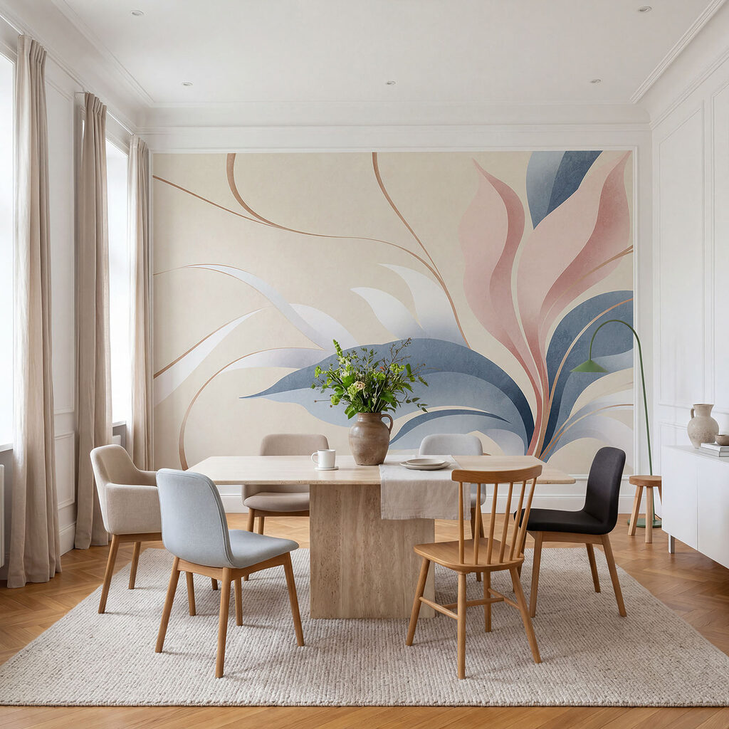 Frunze pastelate — interior 2
