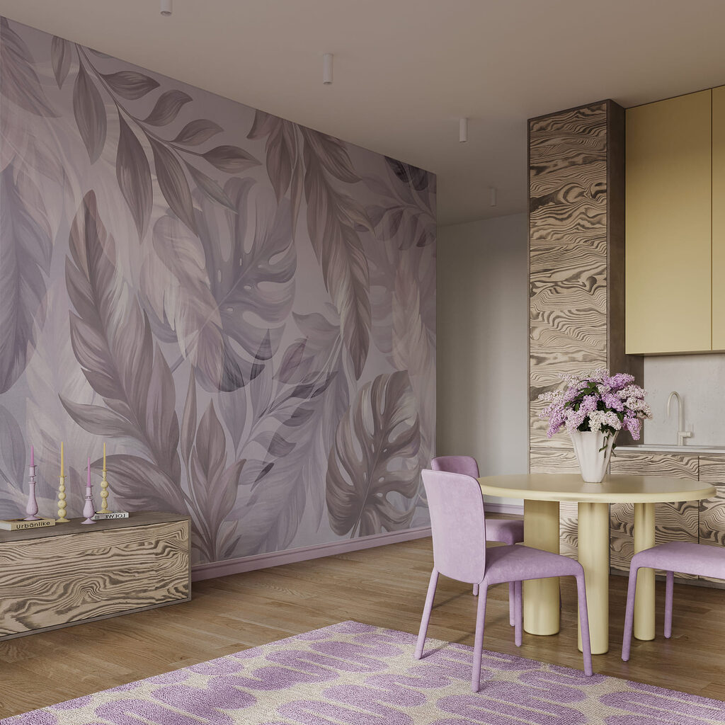 Frunze tropicale delicate — interior 2