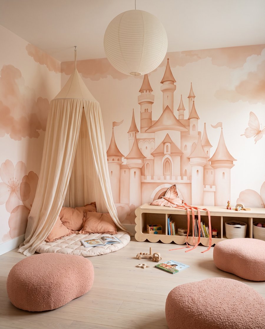 Castel printre fluturi — interior 1
