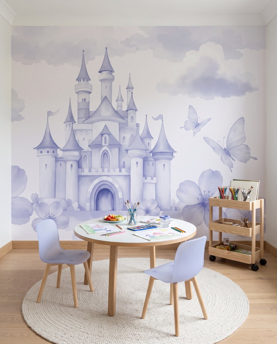 Castel printre fluturi — interior 1