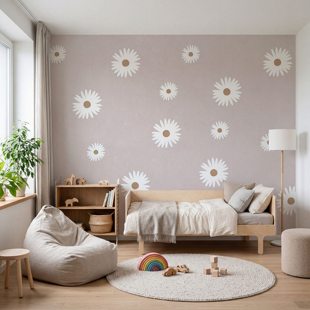 Margarete pe fundal — interior 2