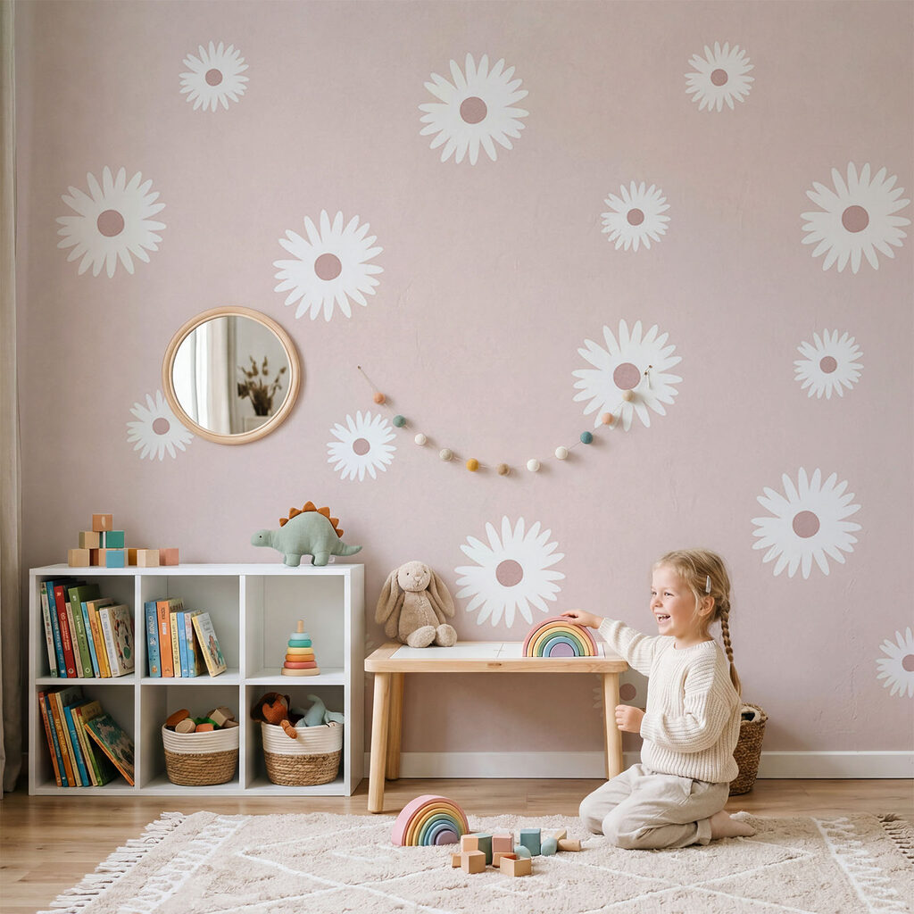 Margarete pe fundal — interior 2