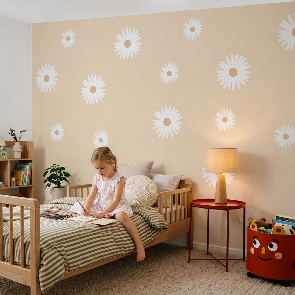Margarete pe fundal — interior 2