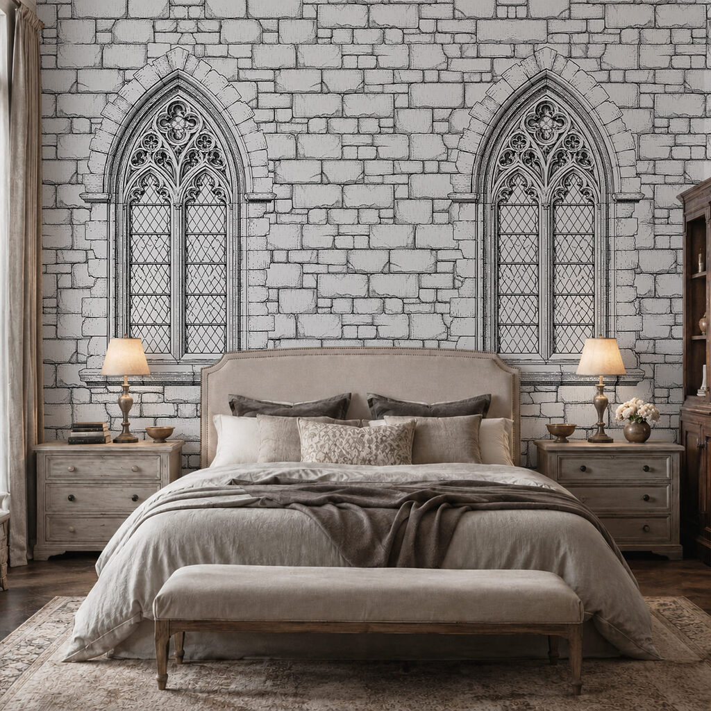 Ferestre gotice — interior 2